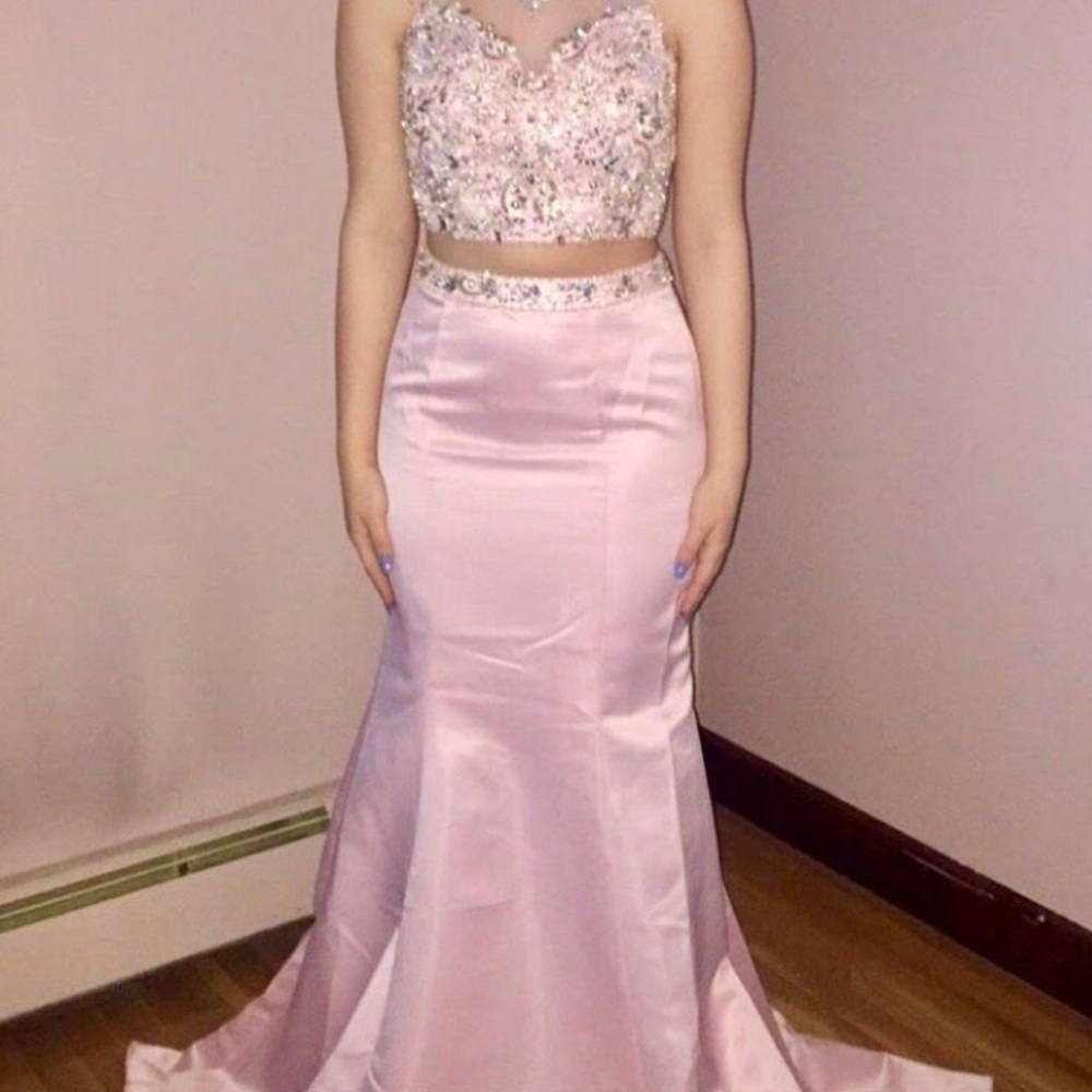 Baby Pink Prom Dress SIZE 4